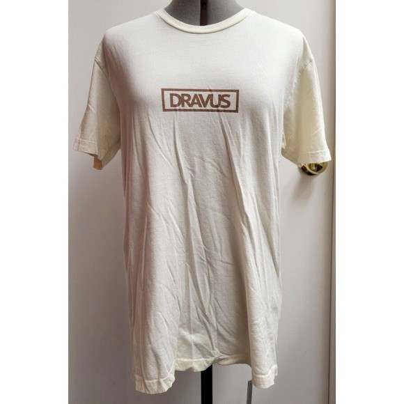 Dravus Heading Nowhere T Shirt Unisex Size Large Cream Back Graphic - Picture 2 of 4